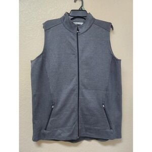 Tasc Performance Men's Full Zip Bamboo Fleece Motion Vest Gray XL